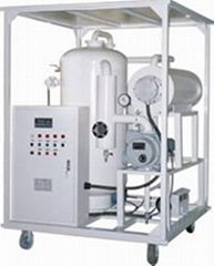 Double-stage vacuum transformer oil purifier