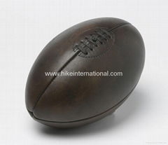 leather ball.