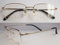 Titanium optical frame