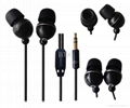 Top mass quality earphones new year mini earbuds 2013 earphone           