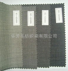 worsted wool/polyester fabric
