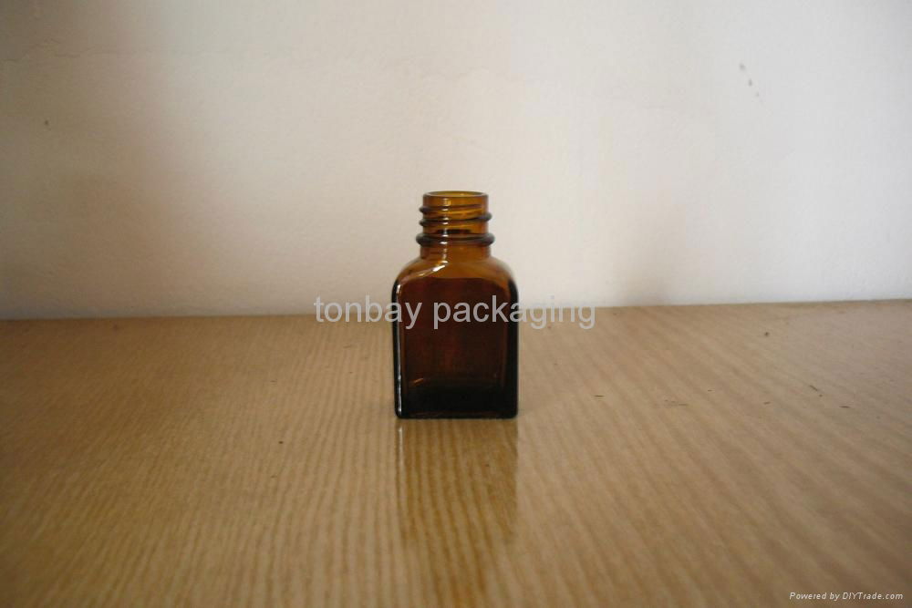 amber glass bottle