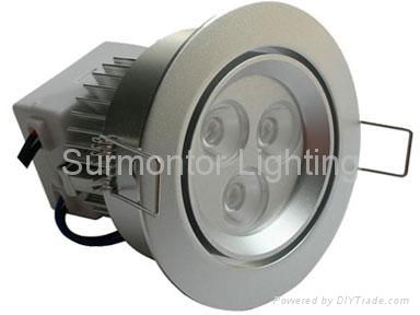 LED Downlight 3x3W/3x1W