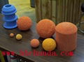 concrete pump cleaning ball and cylinder 1