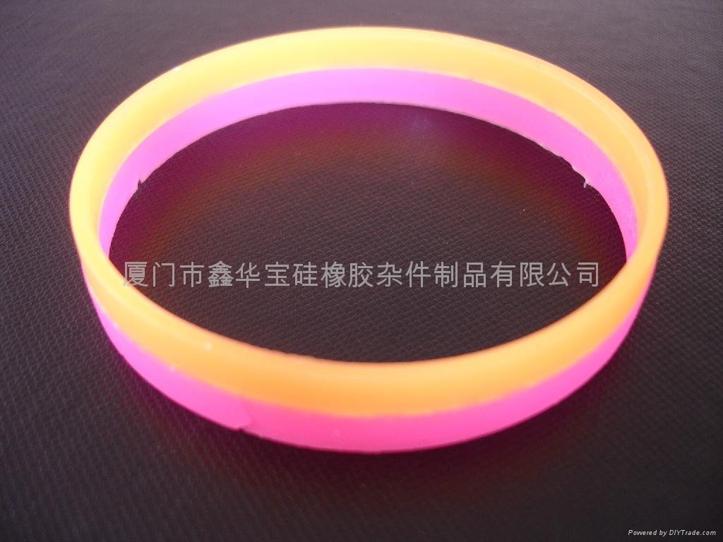 Three layer Silicone Wristband 2