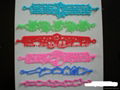 Hollow silicone bracelet 2