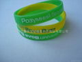 Glow in the dark silicone  wristbands  5