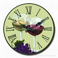 Glass Wall Clock 2