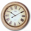 Decorative wall clock/wooden wall clock