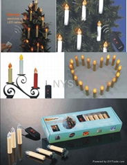 Gift Sets  wireless electronic Remote Control Christmas Candle 