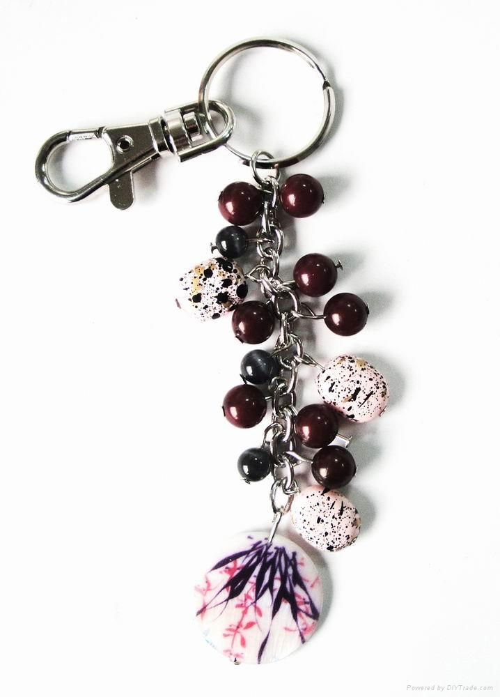 fashion beads keychain - KK081 (China) - Key Chain, Bangle & Lanyard ...