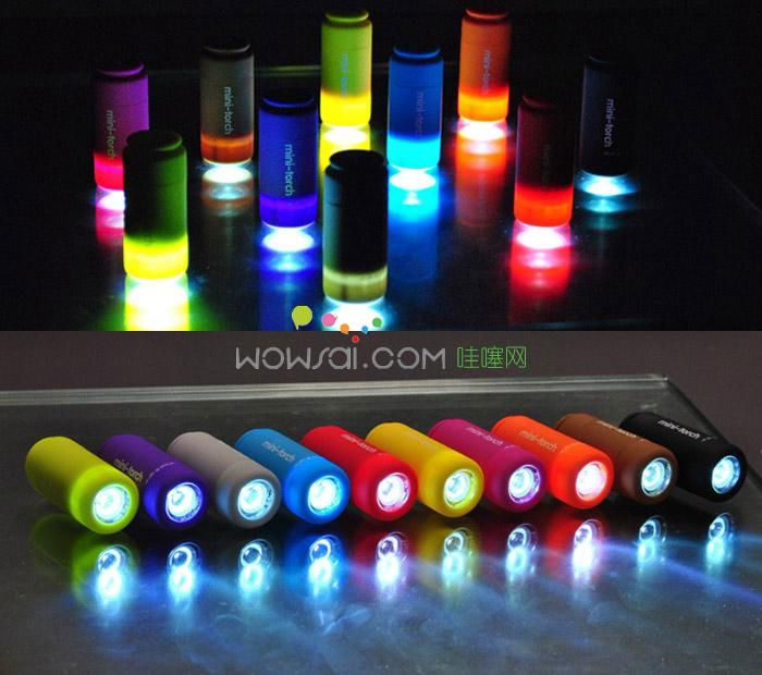 LED mini usb torch flashlight 3