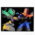 LED flashing light up shoe laces for