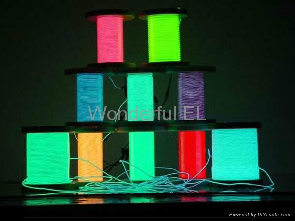 11 colors EL flashing neon wire to decorate party 2