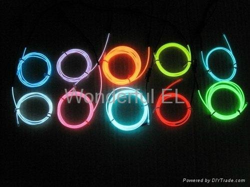 11 colors EL flashing neon wire to decorate party 3