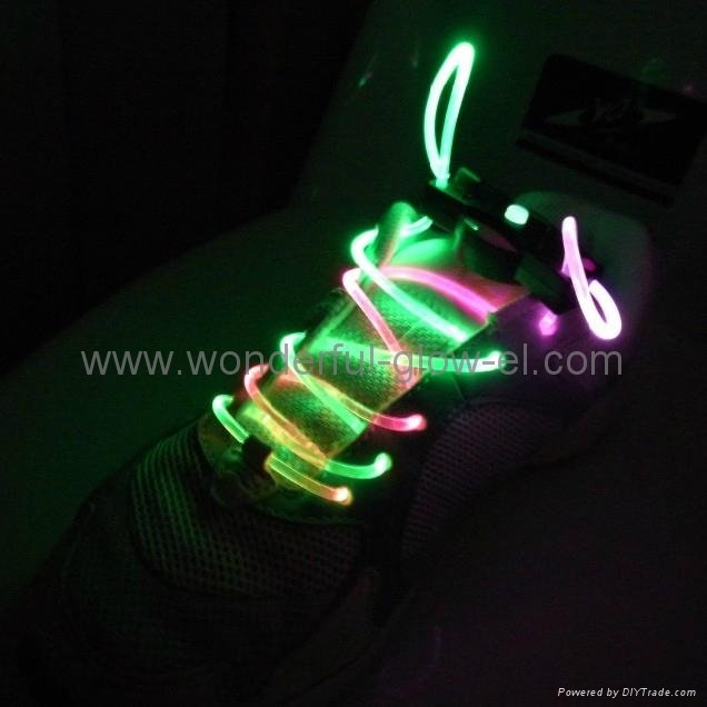 LED fashional lighting shoelace