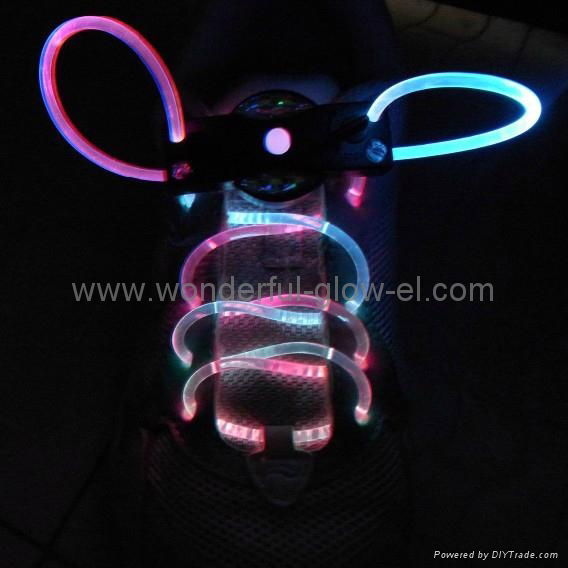 LED fashional lighting shoelace 4