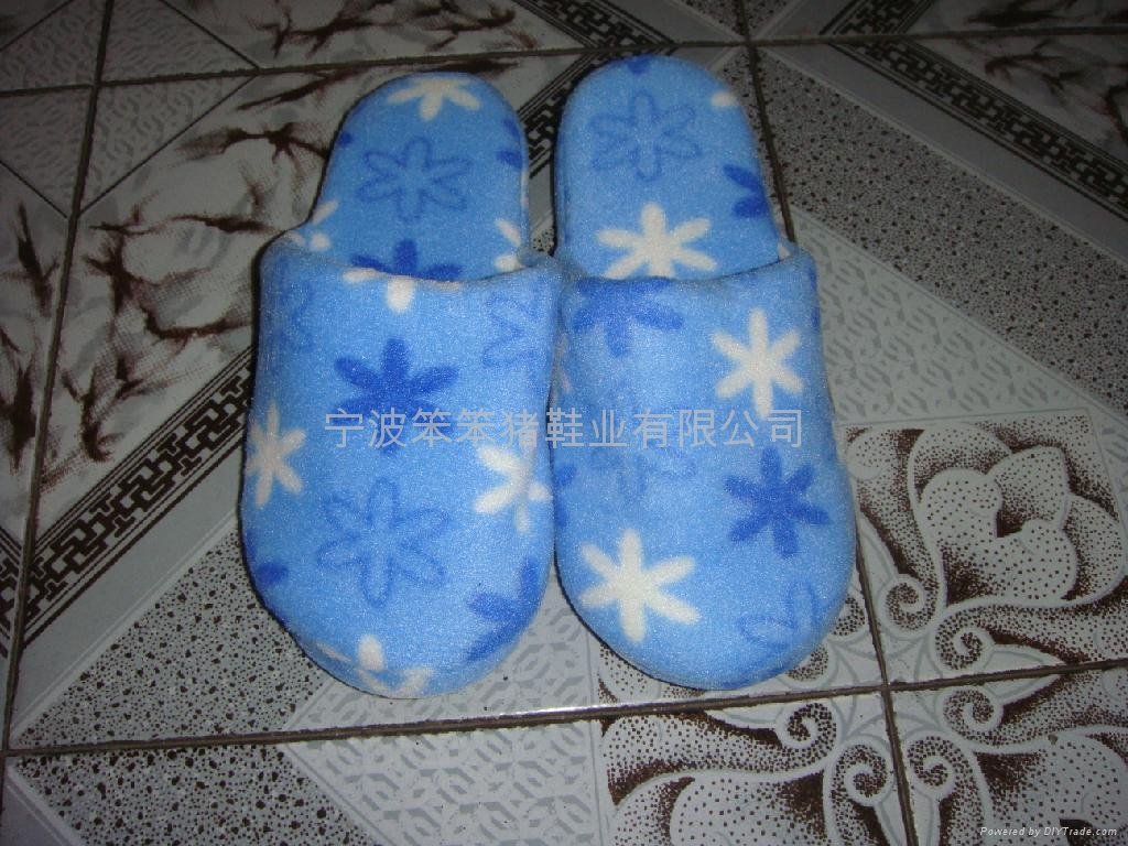 Children's slippers plush cotton-padded shoes 2