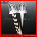 F8 legs were positive full-color LED lamp bead transparent 2