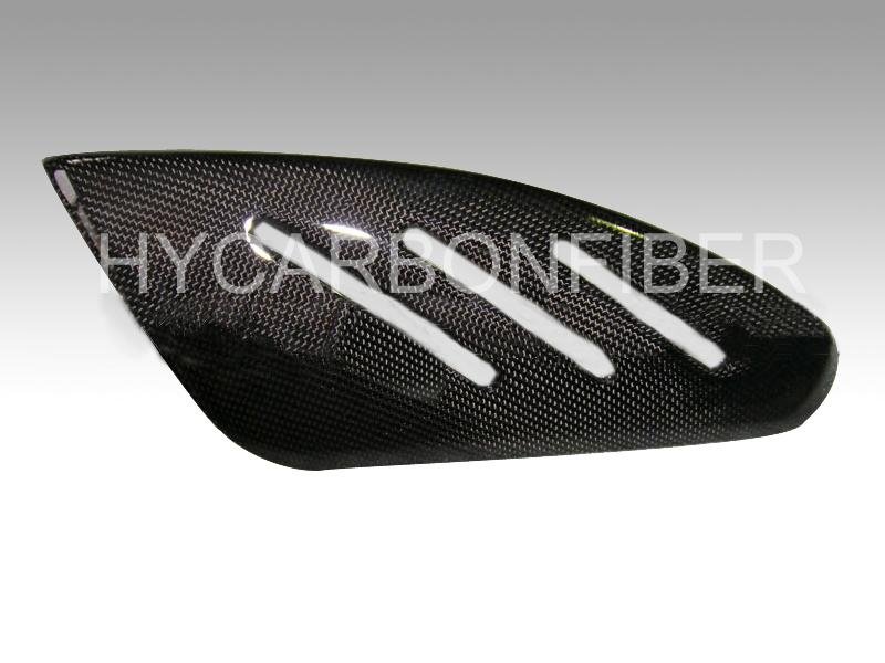 carbon fiber motorcycle parts-heat shield