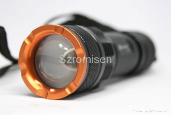 Romisen zooming flashlight RC-C8 160 lumens 3-mode CREE XR-E Q3 LED