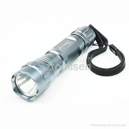 Romisen RC-M4130 lumens CREE XR-E Q3 LED flashlight 1