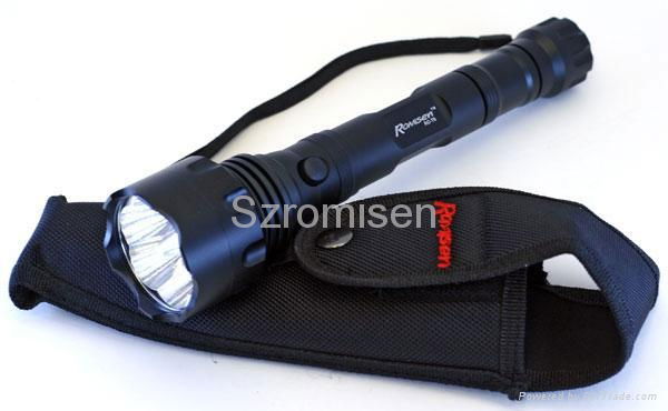 Romisen RC-T6 above 1000 lumens flashlight with 6*CREE Q4 LED 5