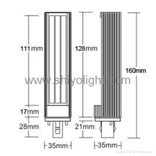 13W LED 横插灯 2