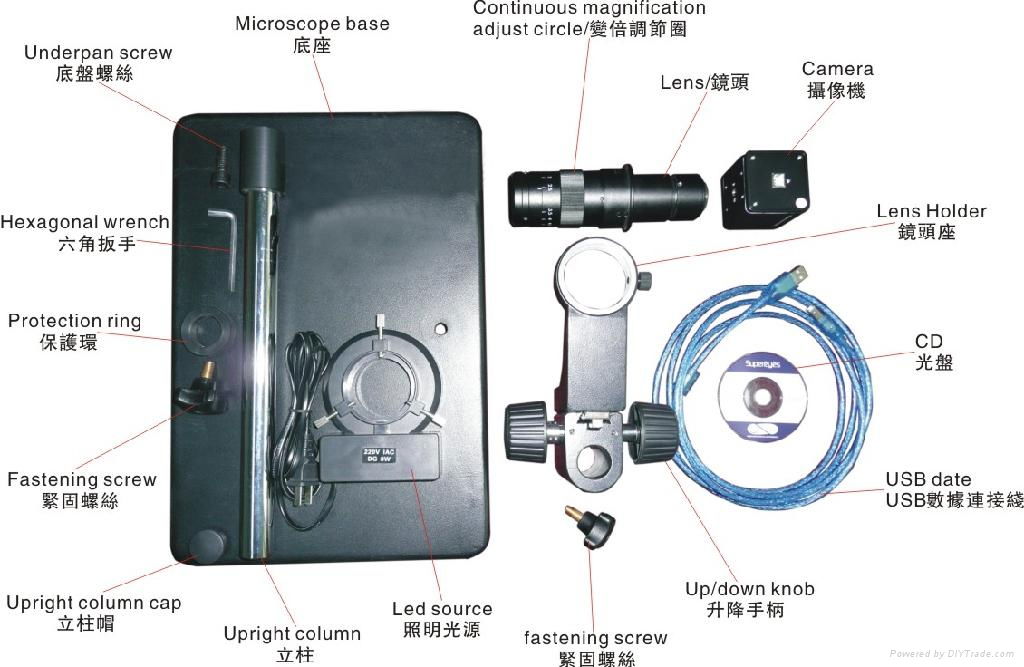 2m usb microscope 1000X usb Electronic Magnifier pc  2
