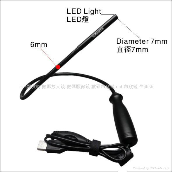 OEM is available usb digital endoscope 10X electronic endoscope usb microscope 2