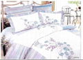 print and embroidery 4 pcs of bedding set 2
