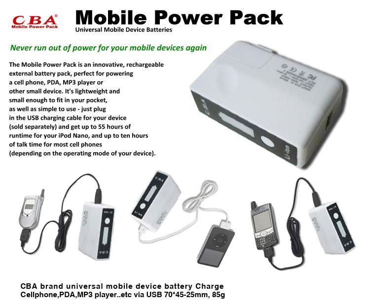 CBA mobile power battery for blackberry  3