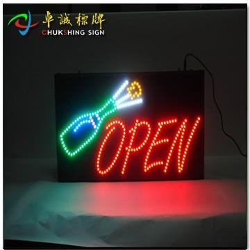 High bright LED open sign 4
