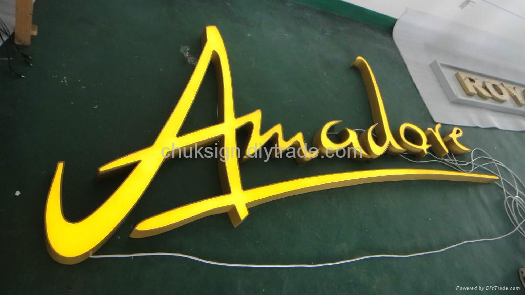 LED illuminated channel letters sign 3