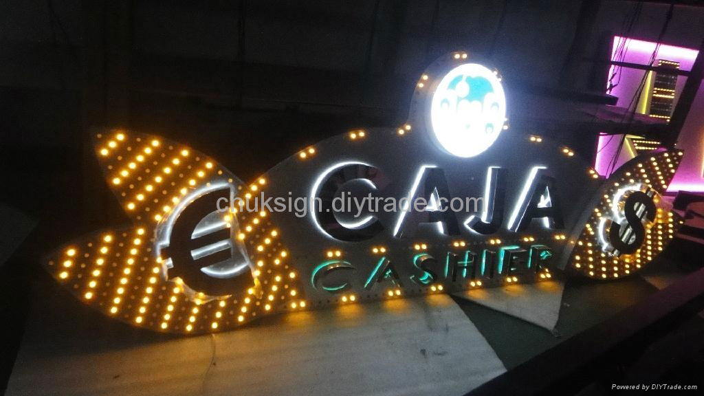 LED illuminated channel letters sign 5