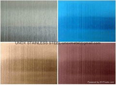 Color grinding stainless steel-Bronze