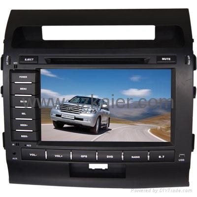 8" Touch Screen Car Double-Din DVD Player for LANDCRUISER