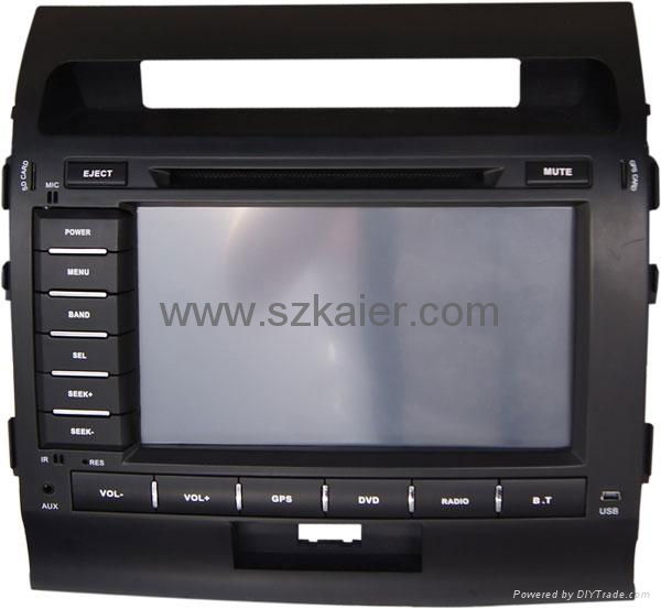 8" Touch Screen Car Double-Din DVD Player for LANDCRUISER 5