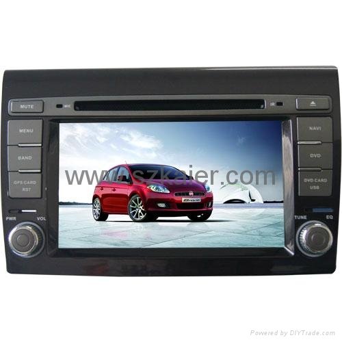 7" Car 2-Din DVD player for 2012 Fiat Bravo with 8CD,USB,FM,TV,IPOD and GPS
