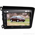 8" Car GPS navigation for 2012 Honda New Civic