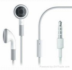 earphone headphone for iphone 4 3G 3GS