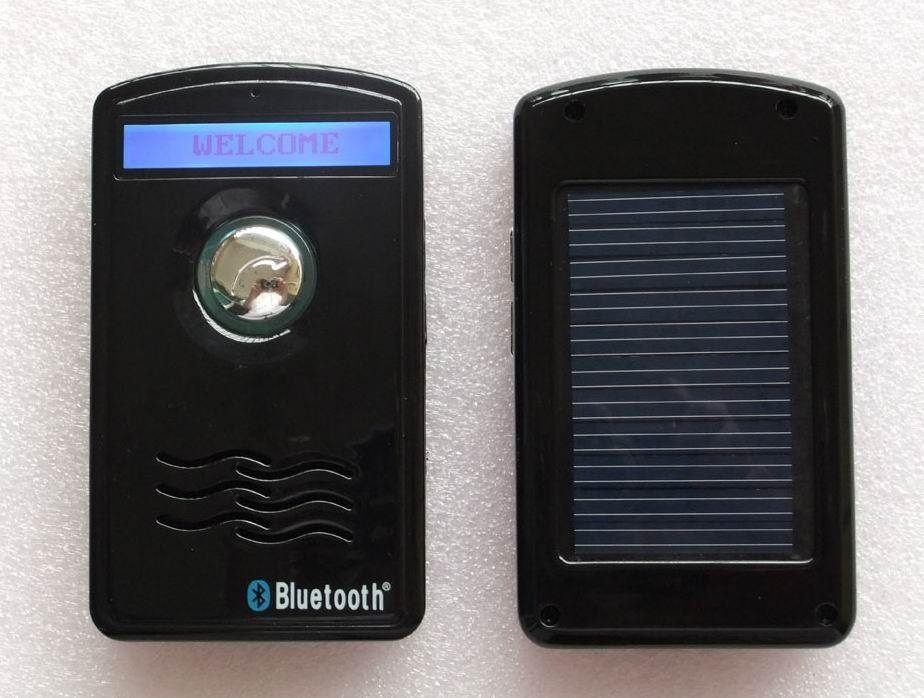 Bluetooth solar power car kit