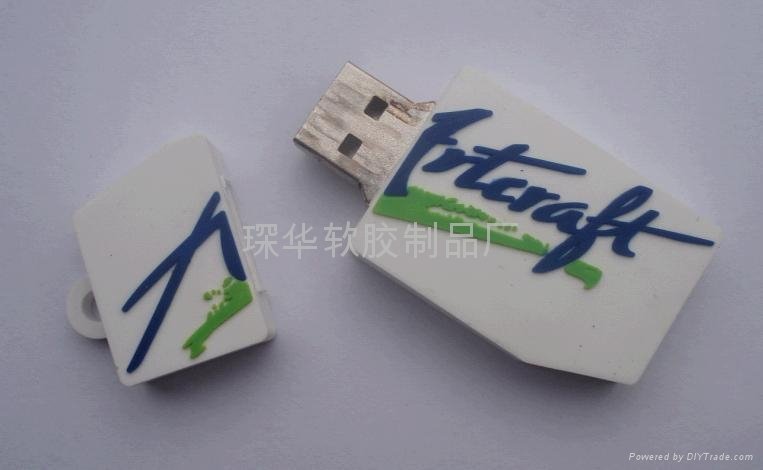 Fashion Soft PVC USB Flash Drive 2