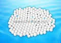 Alumina filling ball