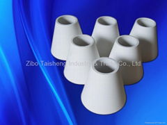 Wear-resistance alumina ceramic cone-shaped tube