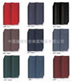 High temperature burn color colorfast ceramic roof tile 4