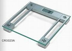 tempered glass bathroom scale