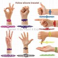 Hollow Silicone Wristband 2