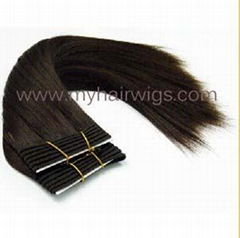 Chinese human hair weft