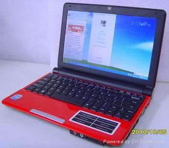 stylish and portable 10.2" TFT mini laptop/netbook